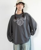 【アールエヌエーエヌ/RNA-N】のM2603 ケセラセラ プリントBIGロンT 人気、トレンドファッション・服の通販 founy(ファニー) ファッション Fashion レディースファッション Fashion for Women トップス・カットソー Cut & Sew Tops ロングTシャツ・Tシャツ Longline T-Shirts & Tees インナー Innerwear ヴィンテージ Vintage Style スリーブ Sleeve, Long Sleeve / Short Sleeve 長袖 Long Sleeve, Full Sleeve ビッグ Big, Oversized プリント Print, Printed Pattern ルーズ Loose, Oversized thumbnail ストームグレー|ID: prp329100004821028 ipo3291000000035035500