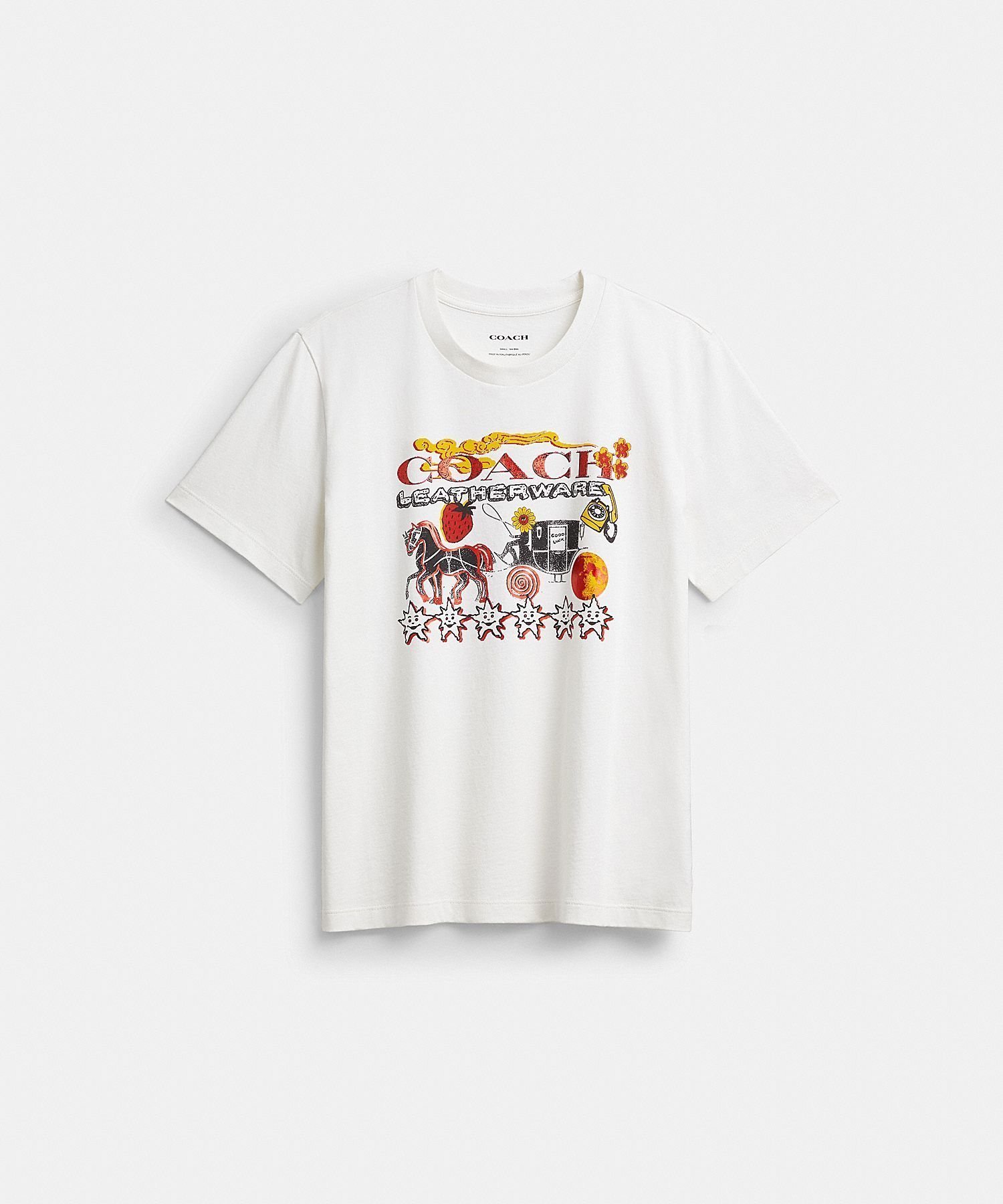 【コーチ/COACH】の【公式】ニュー イヤー ホース アンド キャリッジ クラシック Tシャツ 人気、トレンドファッション・服の通販 founy(ファニー) 　ファッション　Fashion　レディースファッション　Fashion for Women　トップス・カットソー　Cut & Sew Tops　シャツ・ブラウス・オフィスカジュアル　Elegant Blouses & Button-Ups　ロングTシャツ・Tシャツ　Longline T-Shirts & Tees　アウトレット　Outlet / Clearance　クラシック　Classic, Timeless Style　シューズ　Shoes, Footwear　ポケット　Pocket, Pocket Detail　洗える　Machine Washable　財布　Wallet, Purse　 other-1|ID: prp329100004821030 ipo3291000000035035514