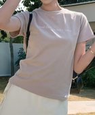 【ガール/GIRL】の綿混シンプルロゴプリントTシャツ カットソー 人気、トレンドファッション・服の通販 founy(ファニー) ファッション Fashion レディースファッション Fashion for Women トップス・カットソー Cut & Sew Tops シャツ・ブラウス・オフィスカジュアル Elegant Blouses & Button-Ups ロングTシャツ・Tシャツ Longline T-Shirts & Tees カットソー・ベーシックTシャツ Cut-and-Sewn Tops / Stretch Tees & Basics カットソー Cut and Sewn Top コンパクト Compact, Small Size シンプル Simple, Minimal トレンド Trend, Trending Now フロント Front, Front Design プリント Print, Printed Pattern thumbnail BE|ID: prp329100004821031 ipo3291000000035035521