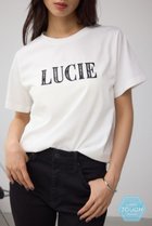 【アズール バイ マウジー/AZUL by moussy】のC/T冷感レースロゴTシャツ 人気、トレンドファッション・服の通販 founy(ファニー) ファッション Fashion レディースファッション Fashion for Women トップス・カットソー Cut & Sew Tops シャツ・ブラウス・オフィスカジュアル Elegant Blouses & Button-Ups ロングTシャツ・Tシャツ Longline T-Shirts & Tees インナー Innerwear コンパクト Compact, Small Size ジャケット Jacket, Outerwear デニム Denim, Jeans Material フロント Front, Front Design レース Lace, Lace Fabric thumbnail O/WHT1|ID: prp329100004821032 ipo3291000000035035530