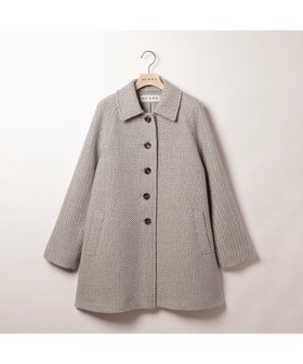 【スキャパ/SCAPA】のウールツィードコート 人気、トレンドファッション・服の通販 founy(ファニー) ファッション Fashion レディースファッション Fashion for Women アウター Coat / Outerwear Collection コート・ロングコート・ピーコート Long Coats, Peacoats & More エレガント 上品 Elegant ポケット Pocket, Pocket Detail |ID:prp329100004821035