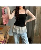 【チェルカ/CERCA】のMEMECLE/【 MEMECLE / メメクル 】シースルースキン ドットフリルトップス 人気、トレンドファッション・服の通販 founy(ファニー) ファッション Fashion レディースファッション Fashion for Women トップス・カットソー Cut & Sew Tops カーゴパンツ Cargo Pants, Utility Pants ガーリー Girly, Feminine Style クロップド Cropped, Short Length デニム Denim, Jeans Material トレンド Trend, Trending Now ドット Polka Dot, Dot Pattern フリル Frill, Ruffle ミックス Mix, Mixed Style ワイド Wide, Wide Fit 再入荷 Restock / Back in Stock おすすめ Recommended / Our Picks thumbnail ライトイエロー|ID: prp329100004821040 ipo3291000000035035640