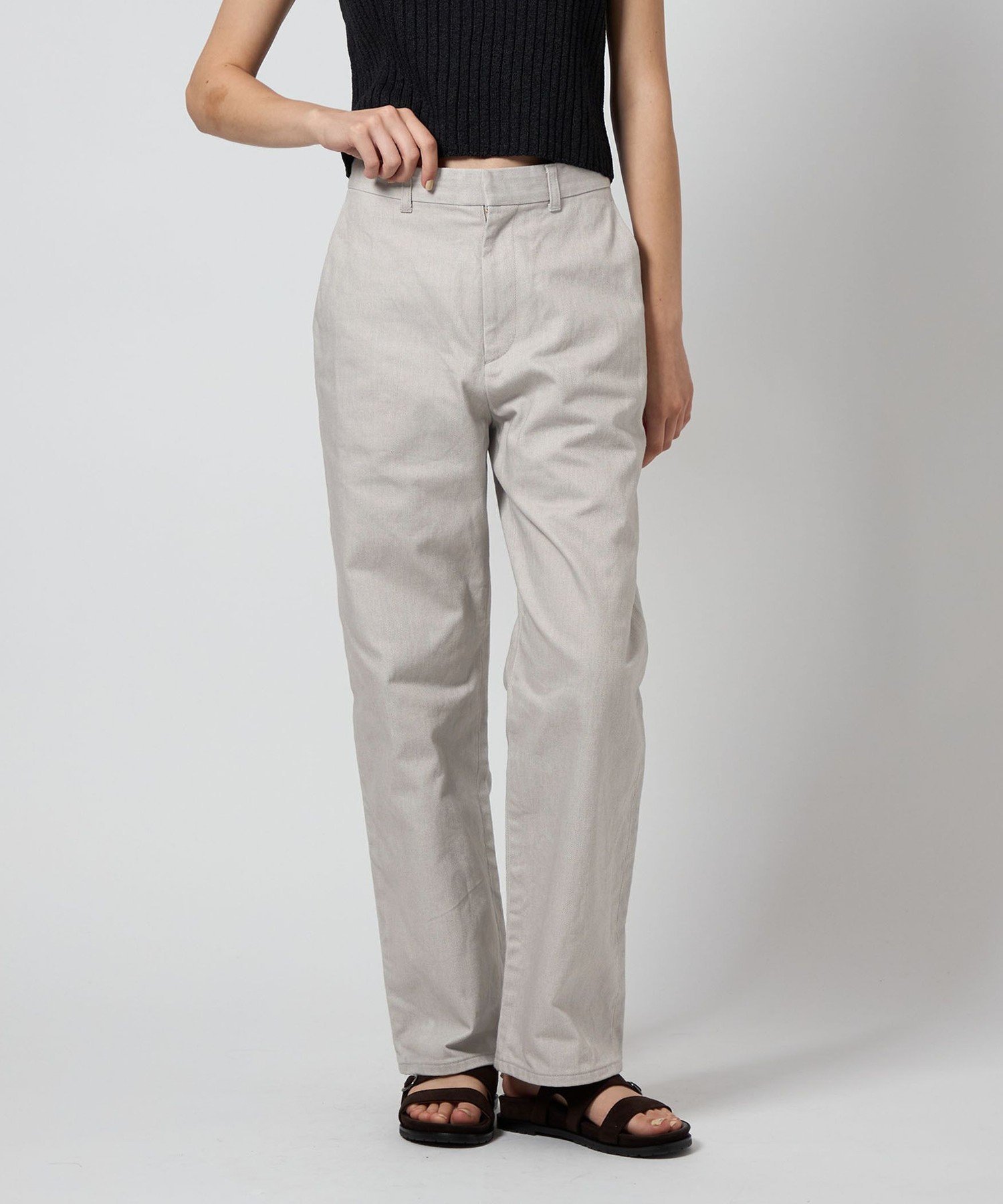 【ビューティ&ユース ユナイテッドアローズ/BEAUTY&YOUTH / UNITED ARROWS】のSteven Alan カラーデニム ストレート インテリア・キッズ・メンズ・レディースファッション・服の通販 founy(ファニー) 　ファッション　Fashion　レディースファッション　Fashion for Women　カットソー　Cut and Sewn Top　ストレート　Straight, Straight Cut　デニム　Denim, Jeans Material　MD.GRAY|ID: prp329100004821043 ipo3291000000035035661