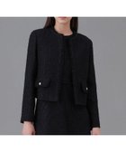 【アナイ/ANAYI】の【Eternal Line 2026】ミックスツイードノーカラー ジャケット 人気、トレンドファッション・服の通販 founy(ファニー) ファッション Fashion レディースファッション Fashion for Women アウター Coat / Outerwear Collection レディースジャケット・軽アウター Jackets ノーカラージャケット / シンプル上品コーデ Collarless Jackets コンパクト Compact, Small Size ジャケット Jacket, Outerwear スマート Smart, Elegant セットアップ Set-Up, Coordinated Outfit ツイード Twill, Twill Weave ブレード Braid, Decorative Trim ミックス Mix, Mixed Style 再入荷 Restock / Back in Stock エレガント 上品 Elegant セレモニー Ceremony thumbnail navy|ID: prp329100004821047 ipo3291000000035035728