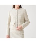 【アナイ/ANAYI】の【Eternal Line 2026】ミックスツイードノーカラー ジャケット 人気、トレンドファッション・服の通販 founy(ファニー) ファッション Fashion レディースファッション Fashion for Women アウター Coat / Outerwear Collection レディースジャケット・軽アウター Jackets ノーカラージャケット / シンプル上品コーデ Collarless Jackets コンパクト Compact, Small Size ジャケット Jacket, Outerwear スマート Smart, Elegant セットアップ Set-Up, Coordinated Outfit ツイード Twill, Twill Weave ブレード Braid, Decorative Trim ミックス Mix, Mixed Style 再入荷 Restock / Back in Stock エレガント 上品 Elegant セレモニー Ceremony thumbnail blue mix|ID: prp329100004821047 ipo3291000000035035730