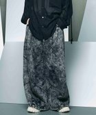 【メゾンスペシャル/MAISON SPECIAL】のPrime-Wide Denim Balloon Pants 人気、トレンドファッション・服の通販 founy(ファニー) ファッション Fashion レディースファッション Fashion for Women パンツ Pants & Trousers ドローコード Drawcord, Drawstring Cord パターン Pattern, Design Print ブリーチ Bleach, Washed Finish ミリタリー Military, Army Style メンズ Men's, Menswear thumbnail BLK|ID: prp329100004821048 ipo3291000000035035729