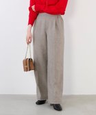 【マイカ ディール/MICA & DEAL】のツイードギャザーパンツ セットアップ対応 人気、トレンドファッション・服の通販 founy(ファニー) ファッション Fashion レディースファッション Fashion for Women セットアップ Matching Sets レディースパンツ・ボトムス Pants & Trousers / Bottoms クラシック Classic, Timeless Style ストレート Straight, Straight Cut セットアップ Set-Up, Coordinated Outfit センター Center, Center Line ダブル Double, Double-Breasted ツイード Twill, Twill Weave ポケット Pocket, Pocket Detail 楽ちん Easy Fit, Comfortable 猫 Cat, Kitty thumbnail BEIGE|ID: prp329100004821052 ipo3291000000035035805