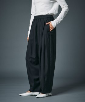 【ノーク/N.O.R.C】のウールライクボリュームドロストパンツ 人気、トレンドファッション・服の通販 founy(ファニー) ファッション Fashion レディースファッション Fashion for Women パンツ Pants & Trousers ギャザー Gathered, Ruffled ツイル Twist, Twisted Detail フロント Front, Front Design ランダム Random, Irregular 秋 Autumn |ID:prp329100004821060