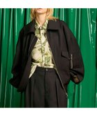 【メゾンスペシャル/MAISON SPECIAL】の4 Colors Chambray Washable Wool Prime-Over G-1 Flight Jacket 人気、トレンドファッション・服の通販 founy(ファニー) ファッション Fashion レディースファッション Fashion for Women アウター Coat / Outerwear Collection レディースジャケット・軽アウター Jackets キュプラ Cupro, Eco Fabric コレクション Collection, Seasonal Line 抗菌 Antibacterial, Bacteria-Resistant シャンブレー Chambray, Denim-Like Fabric ジャケット Jacket, Outerwear スタイリッシュ Stylish, Fashionable ドット Polka Dot, Dot Pattern パターン Pattern, Design Print ポケット Pocket, Pocket Detail エレガント 上品 Elegant thumbnail BLK|ID: prp329100004821063 ipo3291000000035035906