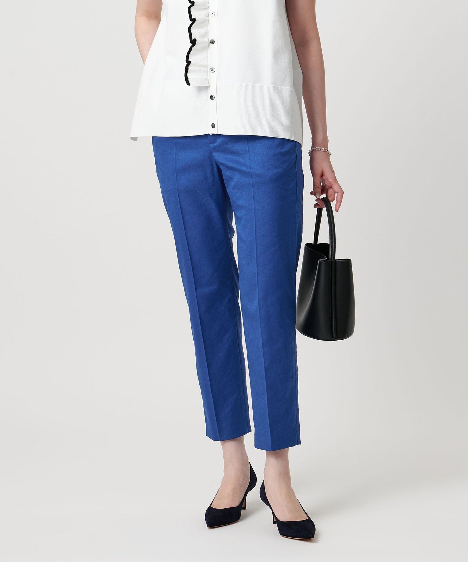 【ユナイテッドアローズ/UNITED ARROWS】のシャイニー スリム パンツ ストレッチ ウォッシャブル インテリア・キッズ・メンズ・レディースファッション・服の通販 founy(ファニー) 　ファッション　Fashion　レディースファッション　Fashion for Women　パンツ　Pants & Trousers　ウォッシャブル　Machine Washable　ヴィンテージ　Vintage Style　シャイニー　Shiny, Glossy Finish　ストレッチ　Stretch, Stretchy Fabric　スリム　Slim, Slim Fit　人気　Popular, Best Seller　ポケット　Pocket, Pocket Detail　おすすめ　Recommended / Our Picks　ROYAL|ID: prp329100004821078 ipo3291000000035036131