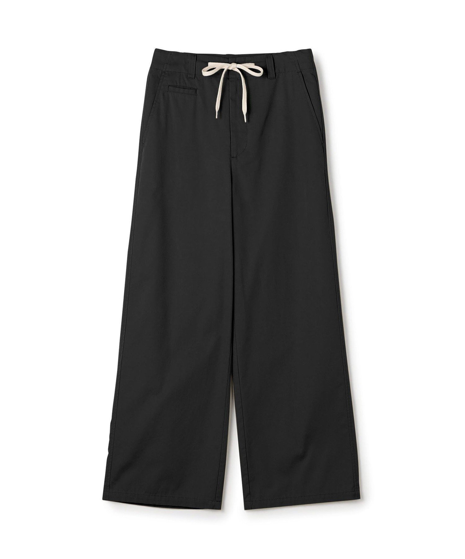【トゥモローランド/TOMORROWLAND】のコットンサージ ドローストリングパンツ インテリア・キッズ・メンズ・レディースファッション・服の通販 founy(ファニー) 　ファッション　Fashion　レディースファッション　Fashion for Women　パンツ　Pants & Trousers　おすすめ　Recommended / Our Picks　ストレート　Straight, Straight Cut　プレーン　Plain, Simple　リラックス　Relax, Relaxed Fit　ワイド　Wide, Wide Fit　69 ネイビー|ID: prp329100004821080 ipo3291000000035036141