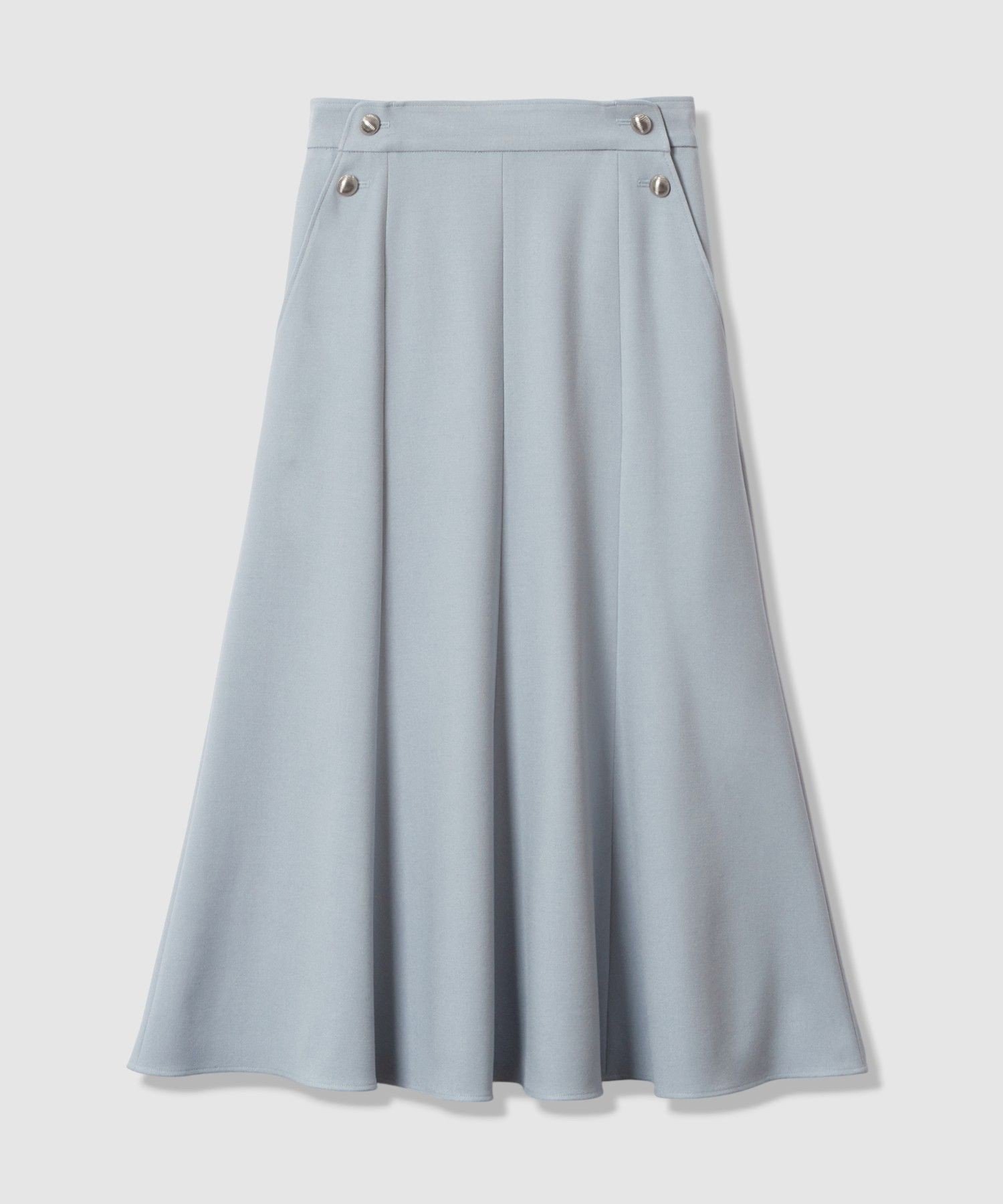 【アナイ/ANAYI】の裏起毛ツイルマーメイド スカート インテリア・キッズ・メンズ・レディースファッション・服の通販 founy(ファニー) 　ファッション　Fashion　レディースファッション　Fashion for Women　スカート　Skirts　アクリル　Acrylic Material　ジャケット　Jacket, Outerwear　ストレッチ　Stretch, Stretchy Fabric　スマート　Smart, Elegant　ツイル　Twist, Twisted Detail　バランス　Balance, Style Balance　フォルム　Silhouette, Form　ポケット　Pocket, Pocket Detail　冬　Winter / This Winter　再入荷　Restock / Back in Stock　light blue|ID: prp329100004821088 ipo3291000000035036218