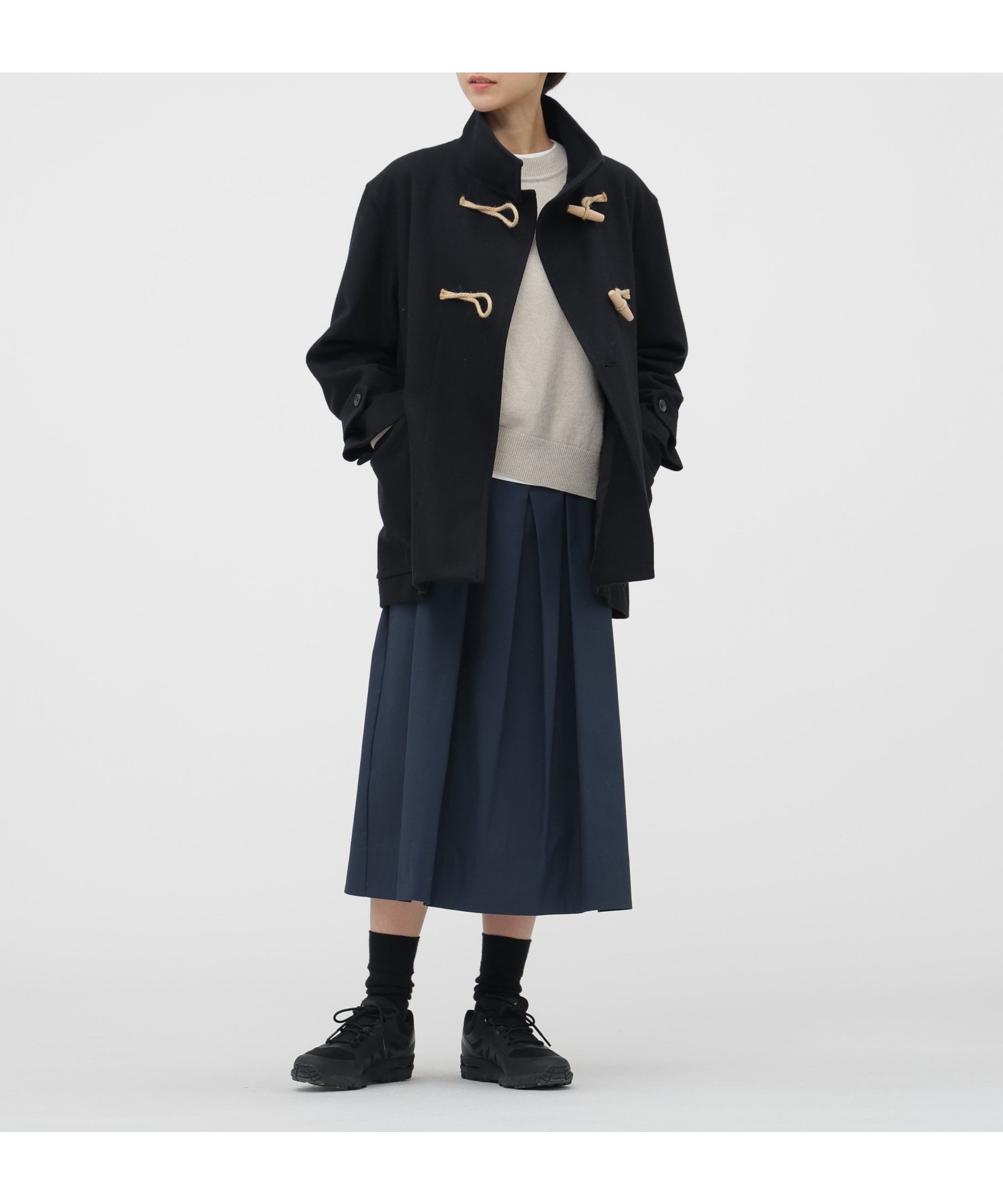 【マーガレットハウエル/MARGARET HOWELL】のSOFT BRUSHED COTTON TWILL SKIRT インテリア・キッズ・メンズ・レディースファッション・服の通販 founy(ファニー) 　ファッション　Fashion　レディースファッション　Fashion for Women　スカート　Skirts　バランス　Balance, Style Balance　フロント　Front, Front Design　ポケット　Pocket, Pocket Detail　エレガント 上品　Elegant　DARK BLUE4|ID: prp329100004821089 ipo3291000000035036226