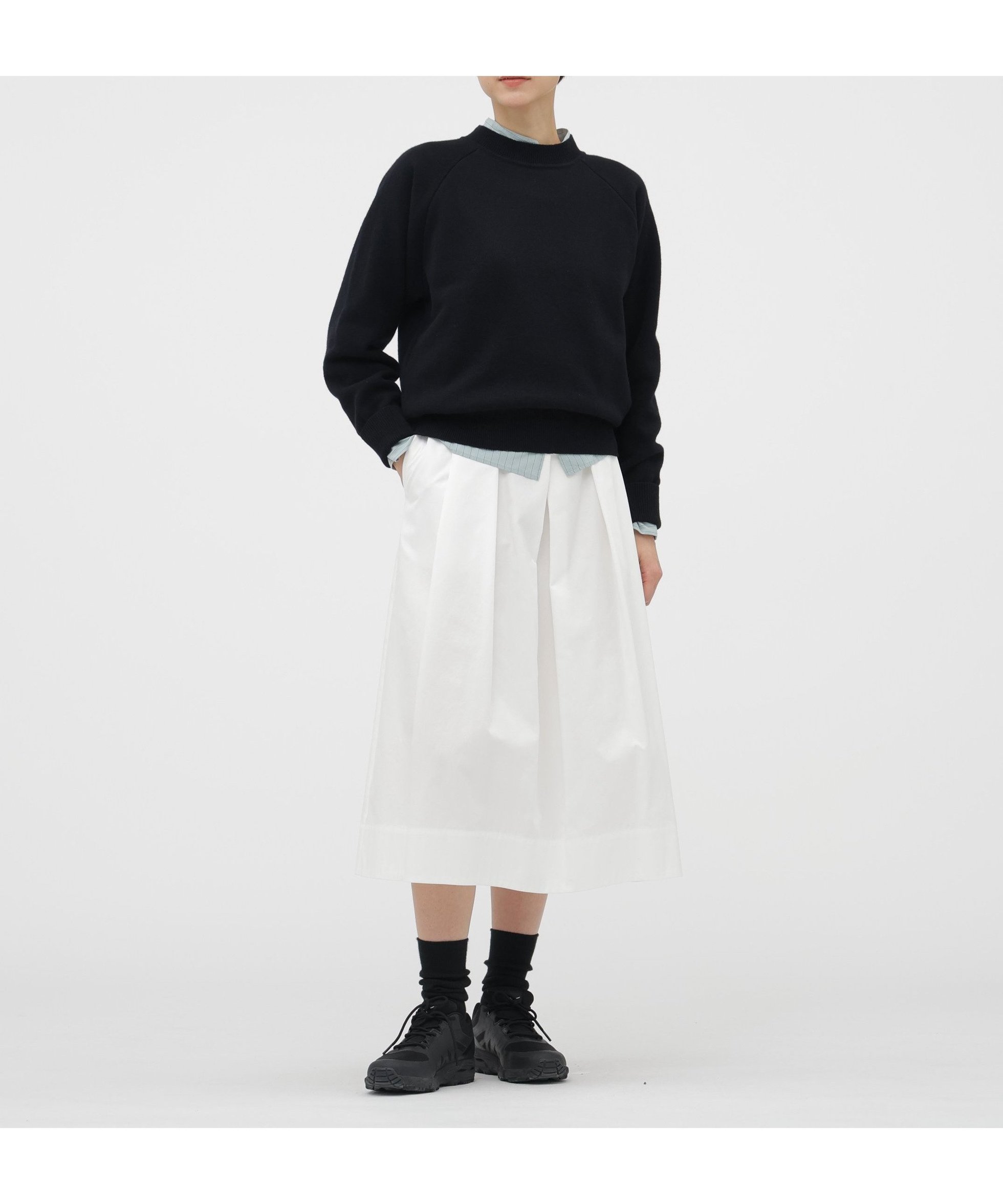 【マーガレットハウエル/MARGARET HOWELL】のSOFT BRUSHED COTTON TWILL SKIRT インテリア・キッズ・メンズ・レディースファッション・服の通販 founy(ファニー) 　ファッション　Fashion　レディースファッション　Fashion for Women　スカート　Skirts　バランス　Balance, Style Balance　フロント　Front, Front Design　ポケット　Pocket, Pocket Detail　エレガント 上品　Elegant　WHITE|ID: prp329100004821089 ipo3291000000035036229