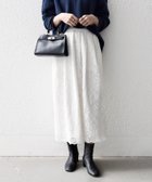 【シップス フォー ウィメン/SHIPS】のSHIPS any 手洗い可能 フラワー メッシュ レース タック セミフレア スカート 人気、トレンドファッション・服の通販 founy(ファニー) ファッション Fashion レディースファッション Fashion for Women スカート Skirts Aライン・フレアスカート A-Line & Flared Skirts 春 Spring 洗える Machine Washable カットソー Cut and Sewn Top シンプル Simple, Minimal スウェット / スエット Sweatshirt, Sweatwear ストレート Straight, Straight Cut スリット Slit, Slit Detail ダウン Down, Puffer フラワー Flower, Floral フレア Flare, Flared メッシュ Mesh, Net Fabric モチーフ Motif, Design Theme レース Lace, Lace Fabric S/S・春夏 SS, Spring/Summer, Warm Season おすすめ Recommended / Our Picks 夏 Summer 2026年 2026 thumbnail ホワイト|ID: prp329100004821091 ipo3291000000035036242