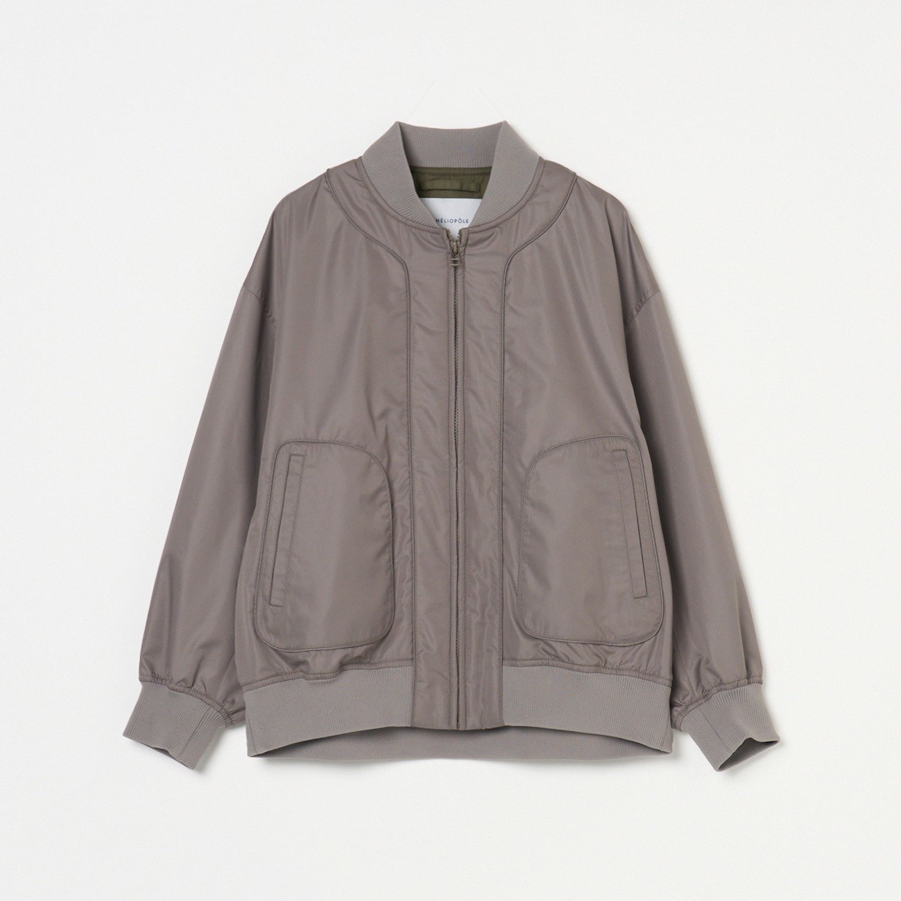 【エリオポール/heliopole】のMILITARY BLOUSON インテリア・キッズ・メンズ・レディースファッション・服の通販 founy(ファニー) 　ファッション　Fashion　レディースファッション　Fashion for Women　アウター　Coat / Outerwear Collection　ブルゾンジャケット・スポーティアウター　Blouson Jackets　タフタ　Taffeta, Structured Fabric　ブルゾン　Blouson, Bomber Jacket　ミリタリー　Military, Army Style　モチーフ　Motif, Design Theme　オリーブ|ID: prp329100004821098 ipo3291000000035036339