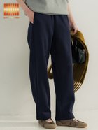 【コカ/COCA】の【DAILY WARM】裏起毛カーブパンツ 人気、トレンドファッション・服の通販 founy(ファニー) ファッション Fashion レディースファッション Fashion for Women パンツ Pants & Trousers シンプル Simple, Minimal スウェット / スエット Sweatshirt, Sweatwear スニーカー Sneakers, Trainers 定番 Standard, Basic Item 人気 Popular, Best Seller バランス Balance, Style Balance ボトム Bottoms, Lower Wear ポケット Pocket, Pocket Detail 防寒 Cold Protection, Winter-Ready リラックス Relax, Relaxed Fit ロング Long, Long-Length 冬 Winter / This Winter エレガント 上品 Elegant 2025年 2025 2025-2026秋冬・A/W Autumn/Winter 2025–26 AW25–26 thumbnail Navy|ID: prp329100004821099 ipo3291000000035036342