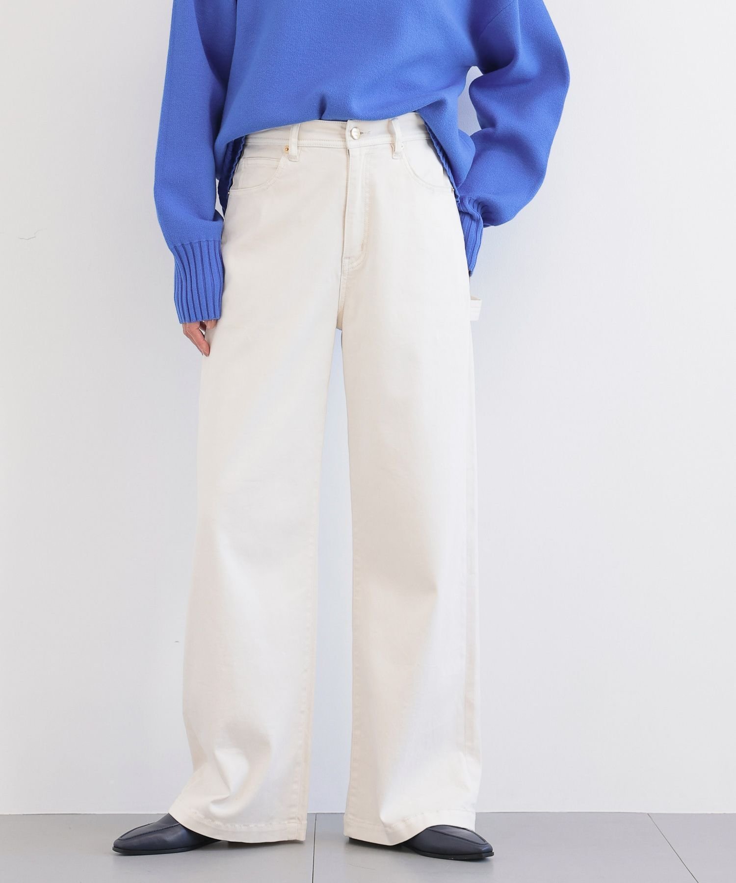 【バンヤードストーム/BARNYARDSTORM】の【新色追加】PICCADILLY別注 / ペインターワイドパンツ インテリア・キッズ・メンズ・レディースファッション・服の通販 founy(ファニー) 　ファッション　Fashion　レディースファッション　Fashion for Women　パンツ　Pants & Trousers　サテン　Satin, Glossy Fabric　ジーンズ　Jeans, Denim Pants　スタイリッシュ　Stylish, Fashionable　ストレッチ　Stretch, Stretchy Fabric　スリム　Slim, Slim Fit　トレンド　Trend, Trending Now　フランス　France, French　フレンチ　French, French Style　別注　Limited Edition, Custom Order　ルーズ　Loose, Oversized　エレガント 上品　Elegant　オフホワイト|ID: prp329100004821101 ipo3291000000035036373