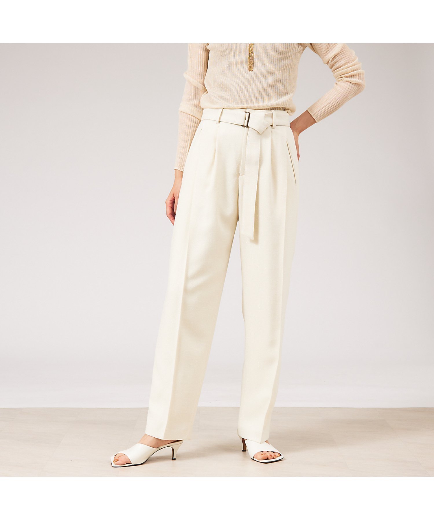 【カリテ/qualite】の【セットアップ対応】ブライトツイードベルトパンツ 人気、トレンドファッション・服の通販 founy(ファニー) 　ファッション　Fashion　レディースファッション　Fashion for Women　セットアップ　Matching Sets　レディースパンツ・ボトムス　Pants & Trousers / Bottoms　ベルト&ウエストマーク　Belts & Waist Accessories　おすすめ　Recommended / Our Picks　エレガント 上品　Elegant　クラシカル　Classical, Vintage-Inspired　セットアップ　Set-Up, Coordinated Outfit　ツイード　Twill, Twill Weave　ポケット　Pocket, Pocket Detail　 other-1|ID: prp329100004821114 ipo3291000000035036571