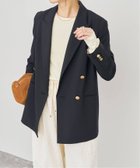 【スピック&スパン/Spick & Span】の《新色有り / 追加 》プレーンウィーブダブルブレストジャケット 人気、トレンドファッション・服の通販 founy(ファニー) ファッション Fashion レディースファッション Fashion for Women アウター Coat / Outerwear Collection レディースジャケット・軽アウター Jackets ジャケット Jacket, Outerwear thumbnail ネイビー|ID: prp329100004821120 ipo3291000000035036643