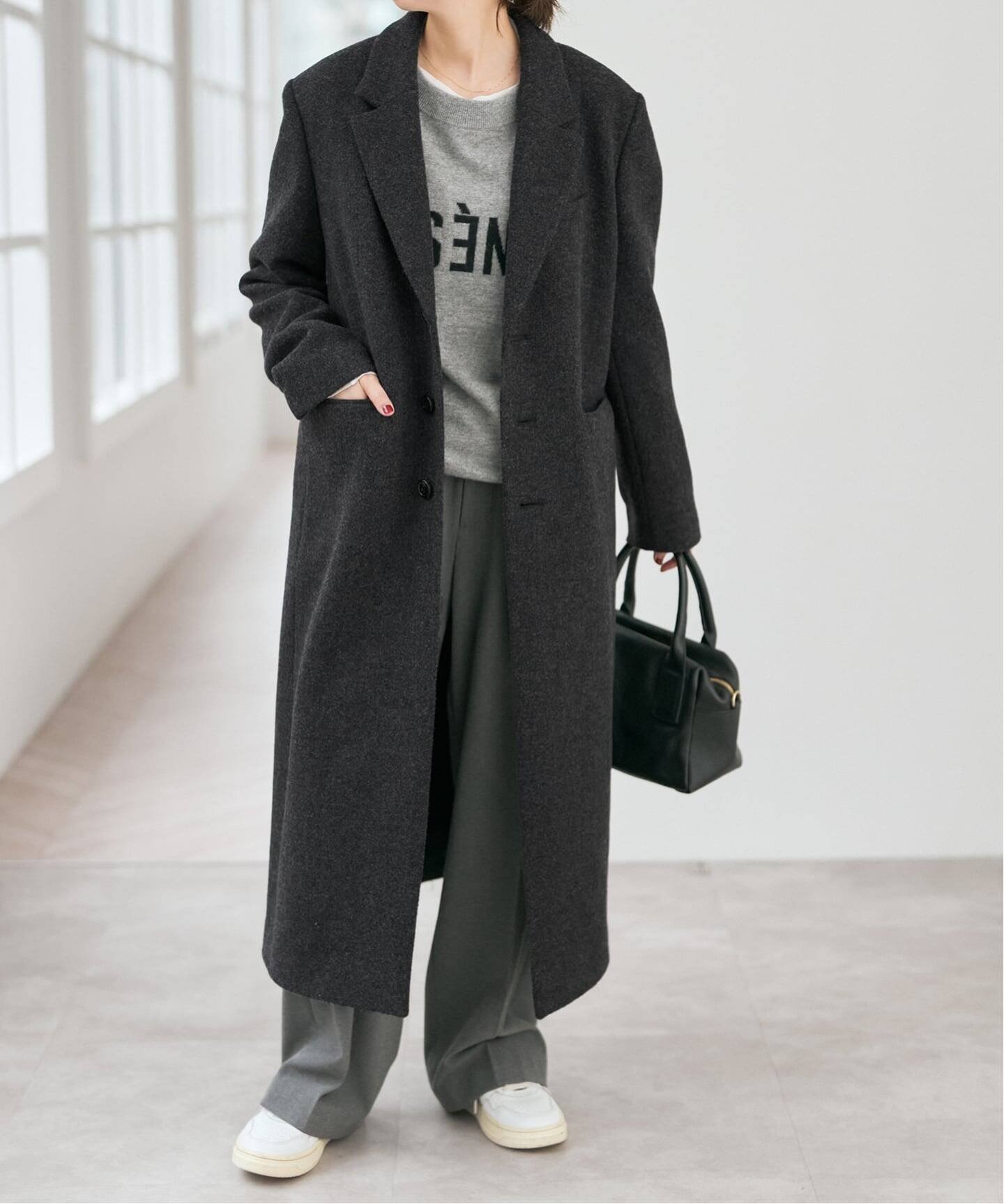 【スピック&スパン/Spick & Span】の3Bロングチェスターコート インテリア・キッズ・メンズ・レディースファッション・服の通販 founy(ファニー) ファッション Fashion レディースファッション Fashion for Women アウター Coat / Outerwear Collection コート・ロングコート・ピーコート Long Coats, Peacoats & More チェスターコート・ロング丈アウター Chester Coats / Chesterfield Long Coats クラシック Classic, Timeless Style シンプル Simple, Minimal スカーフ Scarf, Neckwear スマート Smart, Elegant スラックス Slacks, Dress Pants セーター Sweater, Knitwear チェスターコート Chester Coat, Long Coat デニム Denim, Jeans Material バランス Balance, Style Balance エレガント 上品 Elegant 今季 This Season, Current Season グレー|ID: prp329100004821133 ipo3291000000035036799