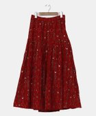 【アミナコレクション/Amina Collection】の【チャイハネ】ブライド刺繍ロングスカート 人気、トレンドファッション・服の通販 founy(ファニー) ファッション Fashion レディースファッション Fashion for Women スカート Skirts ロングスカート Long Skirts / Maxi & Midi Skirts インド Indian Textile ベロア Velour, Soft Velvet ロング Long, Long-Length thumbnail レッド|ID: prp329100004821144 ipo3291000000035036936