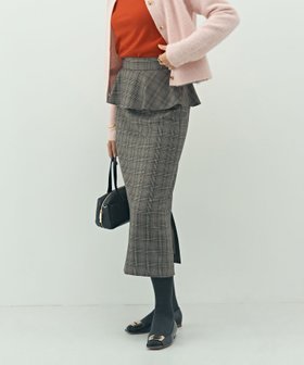 【ノーリーズ/NOLLEY'S】のウォッシャブルペプラムタイトミディスカート 人気、トレンドファッション・服の通販 founy(ファニー) ファッション Fashion レディースファッション Fashion for Women スカート Skirts 2025年 2025 2025-2026秋冬・A/W Autumn/Winter 2025–26 AW25–26 おすすめ Recommended / Our Picks シューズ Shoes, Footwear ペプラム Peplum, Flared Hem |ID:prp329100004821157