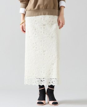 【ティアラ/Tiara】のIラインレースタイトスカート 人気、トレンドファッション・服の通販 founy(ファニー) ファッション Fashion レディースファッション Fashion for Women スカート Skirts シンプル Simple, Minimal スカラップ Scallop, Scalloped Edge ドレープ Drape, Draping Fabric フィット Fit, Slim Fit レース Lace, Lace Fabric エレガント 上品 Elegant |ID:prp329100004821163