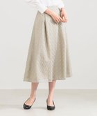 【デミルクス ビームス/Demi-Luxe BEAMS】のオーガンジー エンブロイダリー フレアースカート 人気、トレンドファッション・服の通販 founy(ファニー) ファッション Fashion レディースファッション Fashion for Women スカート Skirts おすすめ Recommended / Our Picks エンブロイダリー Embroidery Design オーガンジー Organza Fabric シンプル Simple, Minimal セレモニー Ceremony フレア Flare, Flared フレアースカート Flared Skirt, A-Line Skirt フロント Front, Front Design モダン Modern, Contemporary thumbnail GREIGE|ID: prp329100004821164 ipo3291000000035037106