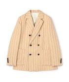 【トゥモローランド/TOMORROWLAND】のダブルカバーリネン ダブルブレストジャケット 人気、トレンドファッション・服の通販 founy(ファニー) ファッション Fashion レディースファッション Fashion for Women アウター Coat / Outerwear Collection レディースジャケット・軽アウター Jackets クラシック Classic, Timeless Style ジャケット Jacket, Outerwear ストライプ Stripe, Striped Pattern ツイル Twist, Twisted Detail デニム Denim, Jeans Material リネン Linen, Linen Fabric ワッシャー Washer, Crinkled Finish thumbnail 42 ライトベージュ系|ID: prp329100004821167 ipo3291000000035037130