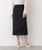 【ピンキーアンドダイアン/Pinky&Dianne】のジップアクセントミディスカート 人気、トレンドファッション・服の通販 founy(ファニー) ファッション Fashion レディースファッション Fashion for Women スカート Skirts サテン Satin, Glossy Fabric シンプル Simple, Minimal ストレッチ Stretch, Stretchy Fabric ダブル Double, Double-Breasted フェイクレザー Faux Leather, PU Leather ポケット Pocket, Pocket Detail エレガント 上品 Elegant thumbnail ブラック|ID: prp329100004821168 ipo3291000000035037141