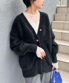 【ノーリーズ/NOLLEY'S】のカシミヤ混ヘアリーVネックカーディガン 人気、トレンドファッション・服の通販 founy(ファニー) ファッション Fashion レディースファッション Fashion for Women トップス・カットソー Cut & Sew Tops カーディガン・羽織り Layered Style Cardigans Vネックトップス V-Neck Tops / V-Cut Neckline Shirts 2025年 2025 2025-2026秋冬・A/W Autumn/Winter 2025–26 AW25–26 おすすめ Recommended / Our Picks カーディガン Cardigan, Knitwear シンプル Simple, Minimal フォックス Fox, Fox Fur ベビー Baby, Babywear メタル Metal, Metal Parts thumbnail ブラック|ID: prp329100004821181 ipo3291000000035037341