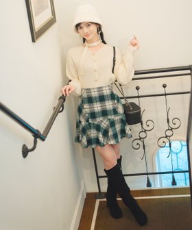 【ウィルセレクション/WILLSELECTION】のヘムフレアツイードミニスカート 人気、トレンドファッション・服の通販 founy(ファニー) ファッション Fashion レディースファッション Fashion for Women スカート Skirts ミニスカート Mini Skirts チェック Check, Plaid, Tartan ツイード Twill, Twill Weave フレア Flare, Flared ミニスカート Mini Skirt, Short Skirt |ID:prp329100004821182