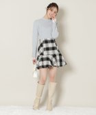 【ウィルセレクション/WILLSELECTION】のヘムフレアツイードミニスカート 人気、トレンドファッション・服の通販 founy(ファニー) ファッション Fashion レディースファッション Fashion for Women スカート Skirts ミニスカート Mini Skirts チェック Check, Plaid, Tartan ツイード Twill, Twill Weave フレア Flare, Flared ミニスカート Mini Skirt, Short Skirt thumbnail 黒系チェック|ID: prp329100004821182 ipo3291000000035037348