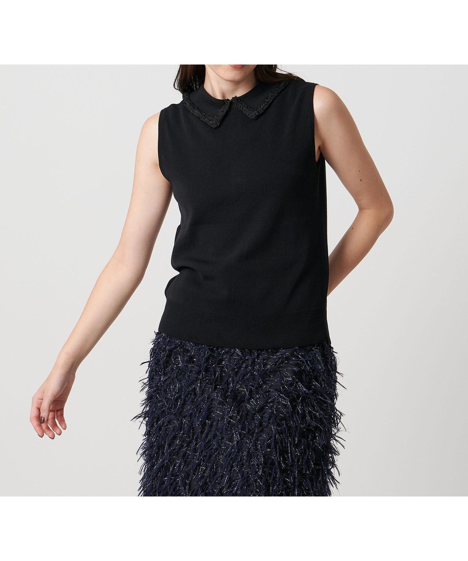 【ユナイテッドアローズ/UNITED ARROWS】の2WAY レディー ポロベスト-ウォッシャブル- インテリア・キッズ・メンズ・レディースファッション・服の通販 founy(ファニー) ファッション Fashion レディースファッション Fashion for Women アウター Coat / Outerwear Collection トップス・カットソー Cut & Sew Tops ベスト&ジレ / 重ね着スタイル Vests & Gilets ウォッシャブル Machine Washable かぎ針 Crochet ノースリーブ Sleeveless, No-Sleeve ベスト Vest, Waistcoat アウトレット Outlet / Clearance BLACK|ID: prp329100004821189 ipo3291000000035037463