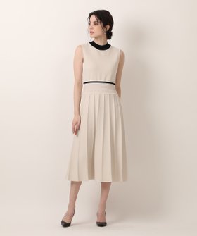 【マーリエ ル カセット/Maglie le cassetto】の《M Maglie le cassetto》バイカラーニットワンピース 人気、トレンドファッション・服の通販 founy(ファニー) ファッション Fashion レディースファッション Fashion for Women ワンピース Dresses ニットワンピース Knit Dresses 春 Spring カーディガン Cardigan, Knitwear セットアップ Set-Up, Coordinated Outfit 定番 Standard, Basic Item ノースリーブ Sleeveless, No-Sleeve フレア Flare, Flared ボトルネック Bottle Neck, Mock Neck 日本製 Made In Japan セレモニー Ceremony 入学式 Entrance Ceremony 卒業式 Graduation Ceremony 2025年 2025 2025春夏・S/S Spring/Summer 2025 SS25 |ID:prp329100004821209