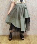 【アクシーズファム/axes femme】の異素材イレヘムロングスカート 人気、トレンドファッション・服の通販 founy(ファニー) ファッション Fashion レディースファッション Fashion for Women スカート Skirts ロングスカート Long Skirts / Maxi & Midi Skirts おすすめ Recommended / Our Picks アシンメトリー Asymmetrical Style クール Cool, Chic シンプル Simple, Minimal ダウン Down, Puffer チュール Tulip, Tulip Motif レース Lace, Lace Fabric 切替 Switching, Contrast Panel 無地 Plain, Solid Color thumbnail カーキ|ID: prp329100004821222 ipo3291000000035037883