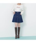 【ジルバイジルスチュアート/JILL by JILLSTUART】のボックスプリーツデニムミニスカート 人気、トレンドファッション・服の通販 founy(ファニー) ファッション Fashion レディースファッション Fashion for Women スカート Skirts ミニスカート Mini Skirts カットソー Cut and Sewn Top ストレッチ Stretch, Stretchy Fabric スマート Smart, Elegant デニム Denim, Jeans Material プリーツ Pleats, Pleated ボックス Boxy, Box Shape ミニスカート Mini Skirt, Short Skirt 夏 Summer 春 Spring S/S・春夏 SS, Spring/Summer, Warm Season thumbnail インディゴ|ID: prp329100004821233 ipo3291000000035038060