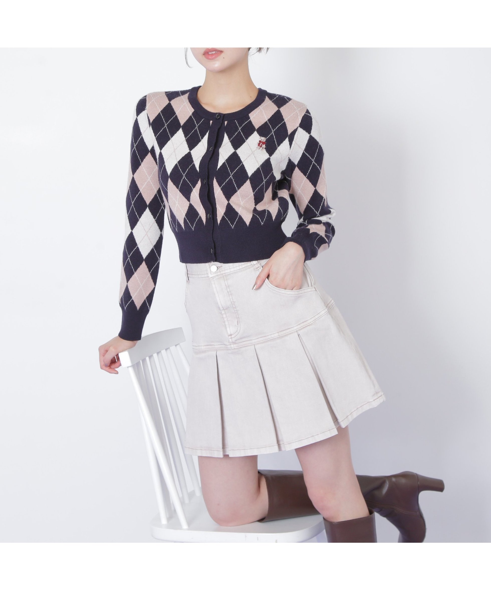 【ジルバイジルスチュアート/JILL by JILLSTUART】のボックスプリーツデニムミニスカート インテリア・キッズ・メンズ・レディースファッション・服の通販 founy(ファニー) 　ファッション　Fashion　レディースファッション　Fashion for Women　スカート　Skirts　ミニスカート　Mini Skirts　カットソー　Cut and Sewn Top　ストレッチ　Stretch, Stretchy Fabric　スマート　Smart, Elegant　デニム　Denim, Jeans Material　プリーツ　Pleats, Pleated　ボックス　Boxy, Box Shape　ミニスカート　Mini Skirt, Short Skirt　夏　Summer　春　Spring　S/S・春夏　SS, Spring/Summer, Warm Season　ピンク|ID: prp329100004821233 ipo3291000000035038061