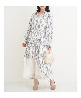 【ジェイ アンド シュプール/Re J&SUPURE】の裾チュールアシメ切り替え花柄シャツワンピース 人気、トレンドファッション・服の通販 founy(ファニー) ファッション Fashion レディースファッション Fashion for Women ワンピース Dresses シャツワンピース / 1枚で着映えコーデ Shirt Dresses アクセサリー Fashion Accessories アシンメトリー Asymmetrical Style サンダル Sandals, Summer Shoes スキッパー Skipper, Open Collar チュール Tulip, Tulip Motif フェミニン Feminine, Girly フレア Flare, Flared プリント Print, Printed Pattern ポケット Pocket, Pocket Detail リボン Ribbon, Bow おすすめ Recommended / Our Picks |ID:prp329100004821243