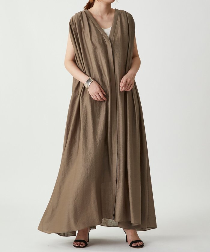 【プルミエ アロンディスモン/1er Arrondissement / MEN】のアセテートシアーリネンワンピース インテリア・キッズ・メンズ・レディースファッション・服の通販 founy(ファニー) https://founy.com/ ファッション Fashion メンズファッション Fashion for Men ギャザー Gathered, Ruffled サマー Summer, Summer Style シアー Sheer, See-Through ノースリーブ Sleeveless, No-Sleeve ペチコート Petticoat, Underskirt リネン Linen, Linen Fabric エレガント 上品 Elegant |ID: prp329100004821255 ipo3291000000035179457