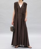 【プルミエ アロンディスモン/1er Arrondissement / MEN】のアセテートシアーリネンワンピース Web限定Brown|ID: prp329100004821255 ipo3291000000035179460