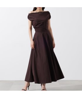 【ピンキーアンドダイアン/Pinky&Dianne】のオフショルダーフレアワンピース 人気、トレンドファッション・服の通販 founy(ファニー) ファッション Fashion レディースファッション Fashion for Women ワンピース Dresses スタンダード Standard, Basic |ID:prp329100004821259