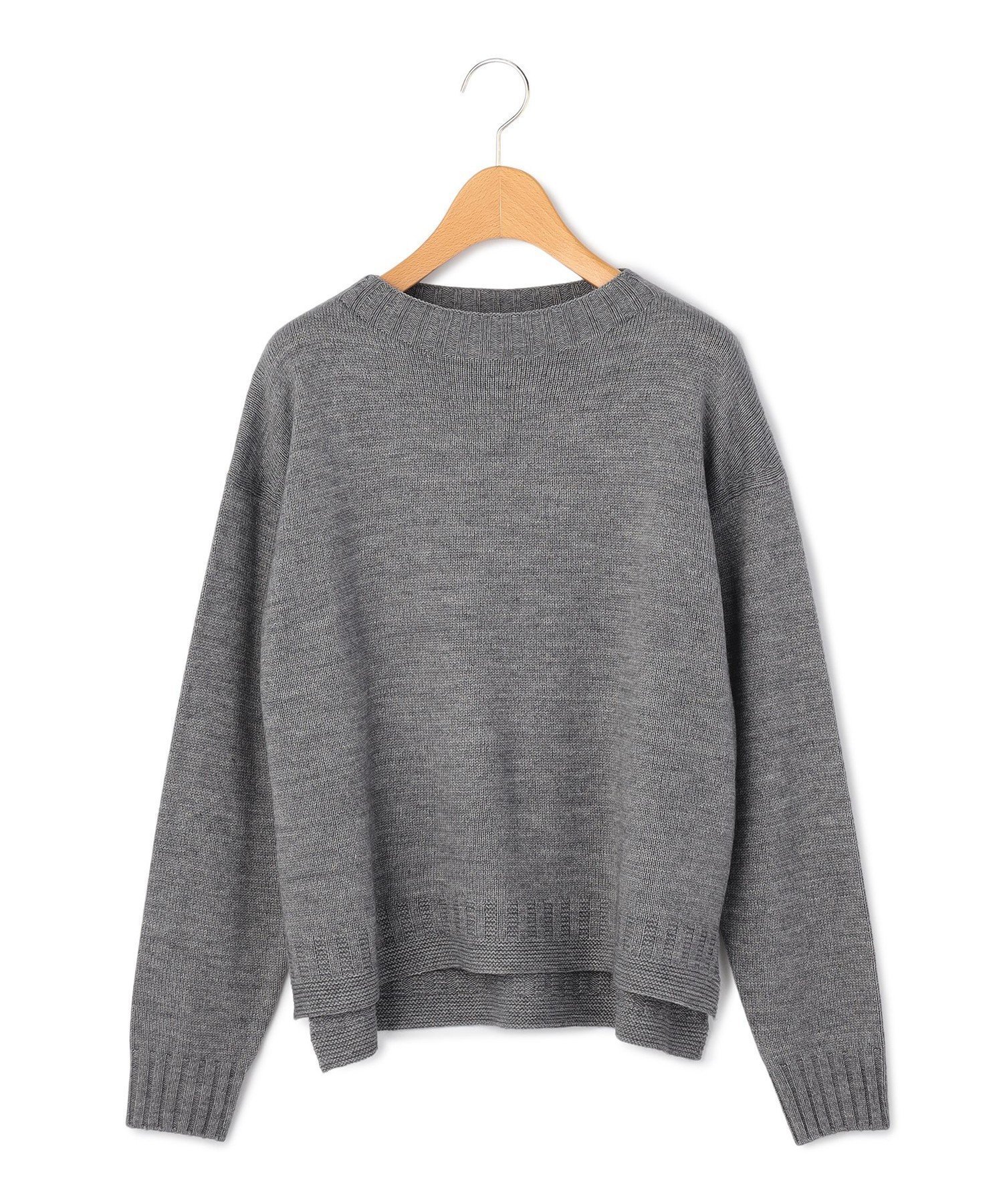 【キース/KEITH】のウールブレンドニットプルオーバー インテリア・キッズ・メンズ・レディースファッション・服の通販 founy(ファニー) 　ファッション　Fashion　レディースファッション　Fashion for Women　トップス・カットソー　Cut & Sew Tops　ニット　Knit Tops & Sweaters　カジュアルプルオーバー・ニットトップス　Pullovers & Knit Tops / Casual Pullovers　ショルダー　Shoulder, Shoulder Strap　ドロップ　Drop Shoulder, Dropped Style　リラックス　Relax, Relaxed Fit　長袖　Long Sleeve, Full Sleeve　グレー|ID: prp329100004821267 ipo3291000000035038583