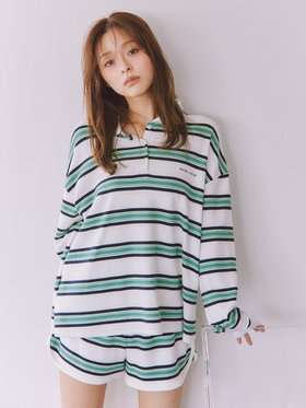 【スナイデル ホーム/SNIDEL HOME】のボーダーポロセットアップ 人気、トレンドファッション・服の通販 founy(ファニー) ファッション Fashion レディースファッション Fashion for Women セットアップ Matching Sets 秋 Autumn カットソー Cut and Sewn Top ショーツ Shorts, Short Pants ショート Short, Short Length スポーティ Sporty, Casual Athletic スマート Smart, Elegant セットアップ Set-Up, Coordinated Outfit トレンド Trend, Trending Now パイピング Piping, Trim Design ボーダー Border, Stripe ポロシャツ Polo Shirt, Collared Tee 無地 Plain, Solid Color ランニング Running, Running Wear, Activewear, Jogging ロング Long, Long-Length おすすめ Recommended / Our Picks ギフト プレゼント Gift / Present |ID:prp329100004821279
