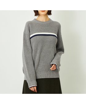 【マッキントッシュ フィロソフィー/MACKINTOSH PHILOSOPHY】のGREY LABEL ローゲージラインニット 人気、トレンドファッション・服の通販 founy(ファニー) ファッション Fashion レディースファッション Fashion for Women トップス・カットソー Cut & Sew Tops ニット Knit Tops & Sweaters アクリル Acrylic Material カーゴパンツ Cargo Pants, Utility Pants ジャケット Jacket, Outerwear スラックス Slacks, Dress Pants デニム Denim, Jeans Material ワイド Wide, Wide Fit A/W・秋冬 Autumn/Winter |ID:prp329100004821284