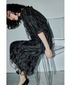 【ビーフラット/bflat】の刺繍レースAラインドレス マタニティ 妊婦 結婚式 二次会 成人式 同窓会 人気、トレンドファッション・服の通販 founy(ファニー) ファッション Fashion レディースファッション Fashion for Women ワンピース Dresses フォーマル・パーティードレス・結婚式用ドレス Elegant & Casual Dresses おすすめ Recommended / Our Picks スタンド Stand Collar, Upright Stand スリーブ Sleeve, Long Sleeve / Short Sleeve ドレス Dress, One-Piece レース Lace, Lace Fabric エレガント 上品 Elegant 二次会 After Party 披露宴 Wedding Reception 結婚式 Wedding thumbnail ブラック|ID: prp329100004821287 ipo3291000000035039021