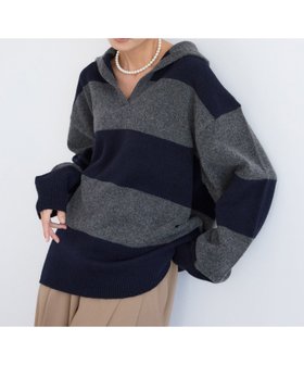 【バンヤードストーム/BARNYARDSTORM】の【新色追加】ラガーニット【「i.style closet」紹介アイテム】 人気、トレンドファッション・服の通販 founy(ファニー) ファッション Fashion レディースファッション Fashion for Women トップス・カットソー Cut & Sew Tops ニット Knit Tops & Sweaters おすすめ Recommended / Our Picks クラシック Classic, Timeless Style シンプル Simple, Minimal スポーティ Sporty, Casual Athletic デニム Denim, Jeans Material フェミニン Feminine, Girly ボーダー Border, Stripe マニッシュ Mannish, Boyish ワイド Wide, Wide Fit |ID:prp329100004821288