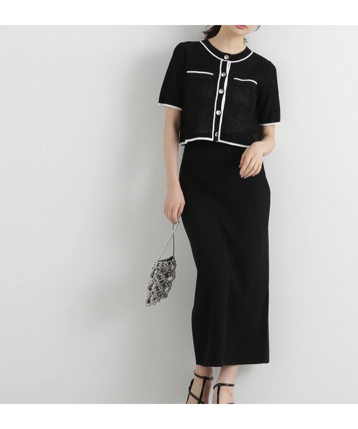 【プロポーション ボディドレッシング/PROPORTION BODY DRESSING】の透かし編みカーディガン SET UP インテリア・キッズ・メンズ・レディースファッション・服の通販 founy(ファニー) https://founy.com/ ファッション Fashion レディースファッション Fashion for Women トップス・カットソー Cut & Sew Tops カーディガン・羽織り Layered Style Cardigans カーディガン Cardigan, Knitwear セットアップ Set-Up, Coordinated Outfit ポケット Pocket, Pocket Detail 透かし Cut-Out, Lacework |ID: prp329100004821298 ipo3291000000035039265