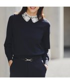 【アンタイトル/UNTITLED】の2WAYレース襟ニットプルオーバー 人気、トレンドファッション・服の通販 founy(ファニー) ファッション Fashion レディースファッション Fashion for Women トップス・カットソー Cut & Sew Tops ニット Knit Tops & Sweaters カジュアルプルオーバー・ニットトップス Pullovers & Knit Tops / Casual Pullovers クラシカル Classical, Vintage-Inspired コンパクト Compact, Small Size シンプル Simple, Minimal ストレッチ Stretch, Stretchy Fabric スマート Smart, Elegant バランス Balance, Style Balance フレア Flare, Flared プリーツ Pleats, Pleated レース Lace, Lace Fabric ワイド Wide, Wide Fit おすすめ Recommended / Our Picks エレガント 上品 Elegant セレモニー Ceremony ビジネス 仕事 通勤 Business / Work / Commuting thumbnail ネイビー|ID: prp329100004821322 ipo3291000000035039702